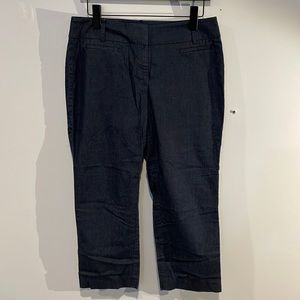 Loft Factory Curvy Straight Leg Cropped Pants in Sz 6